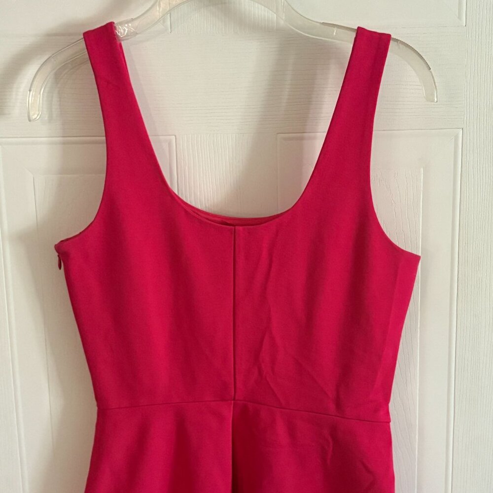 Armani Exchange Mini Sleeveless Sheath Twist Raspberry Pink Cocktail Dress SZ 4 - Picture 7 of 9